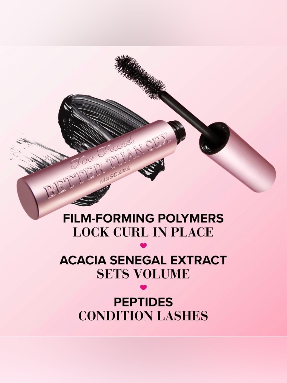 🌸 TOO FACED Better Than Sex Mascara FULL-SIZE - Picture 6 of 10